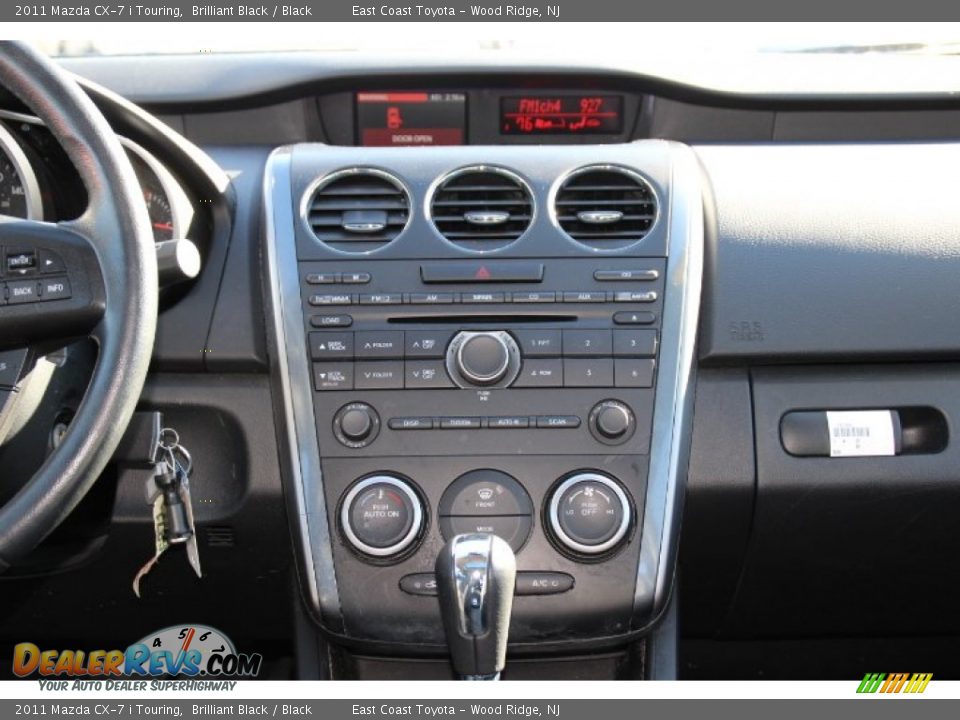 2011 Mazda CX-7 i Touring Brilliant Black / Black Photo #11