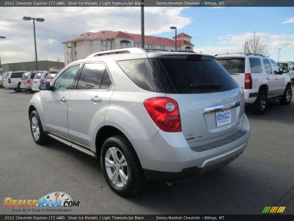2012 Chevrolet Equinox LTZ AWD Silver Ice Metallic / Light Titanium/Jet Black Photo #4