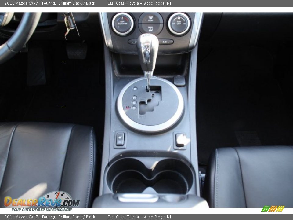 2011 Mazda CX-7 i Touring Brilliant Black / Black Photo #12