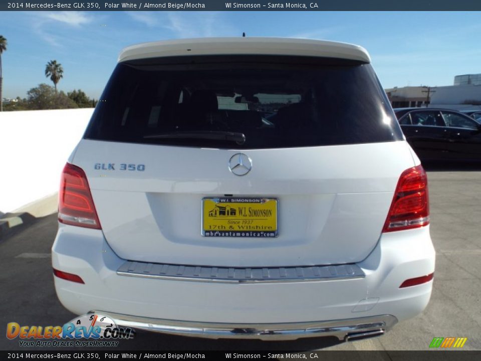 2014 Mercedes-Benz GLK 350 Polar White / Almond Beige/Mocha Photo #5