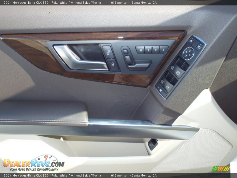 2014 Mercedes-Benz GLK 350 Polar White / Almond Beige/Mocha Photo #6