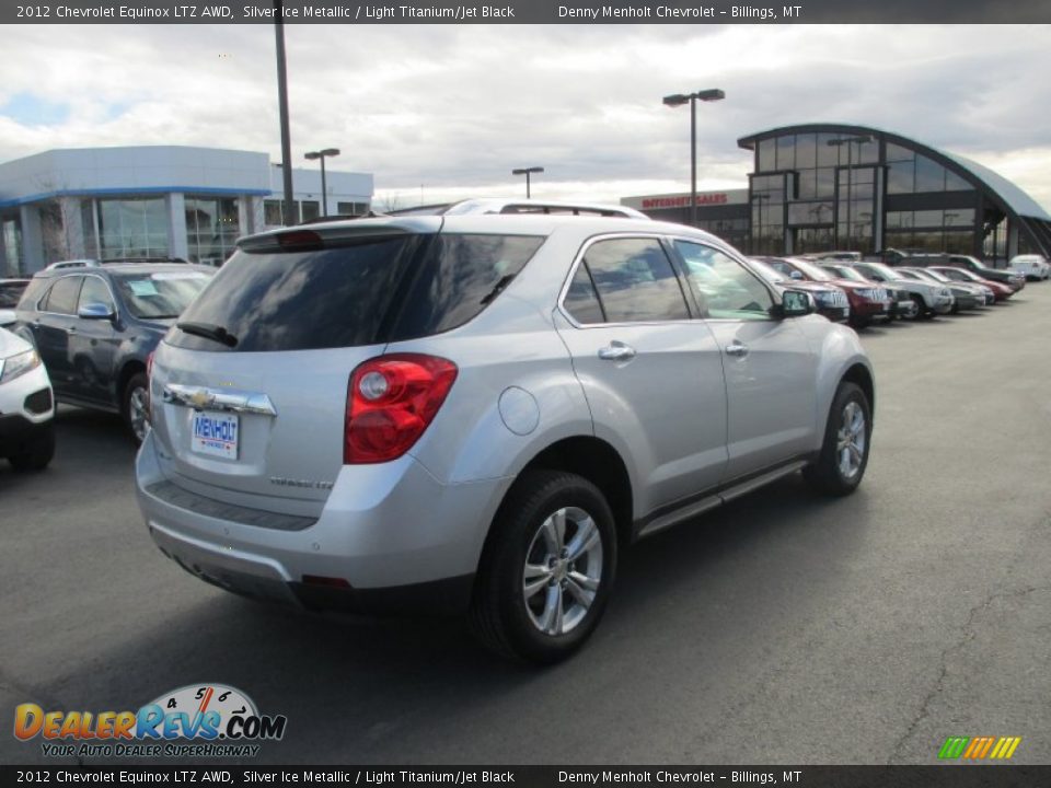 2012 Chevrolet Equinox LTZ AWD Silver Ice Metallic / Light Titanium/Jet Black Photo #6
