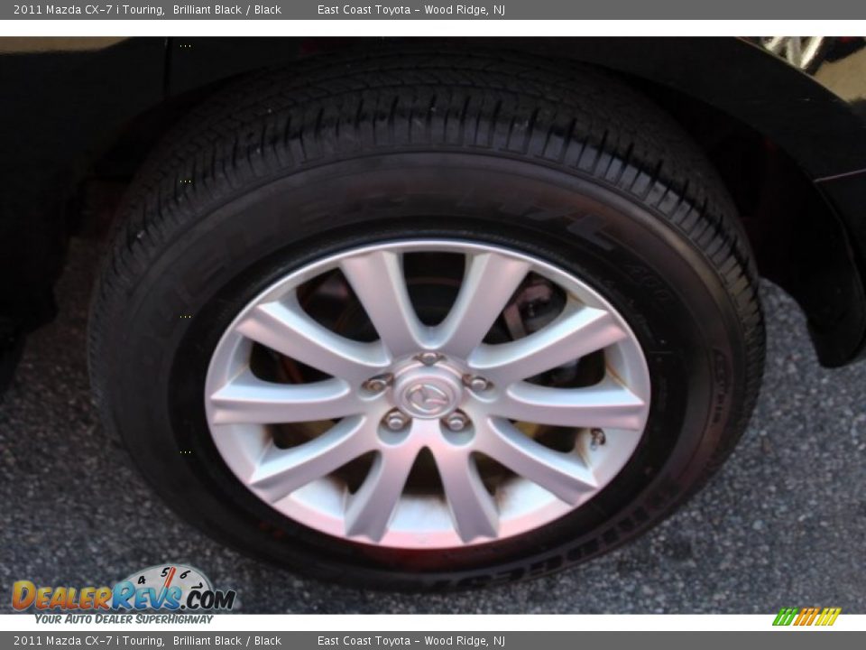 2011 Mazda CX-7 i Touring Brilliant Black / Black Photo #15