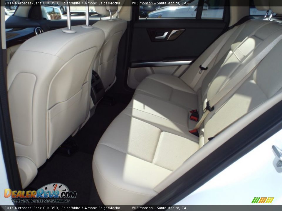 2014 Mercedes-Benz GLK 350 Polar White / Almond Beige/Mocha Photo #8