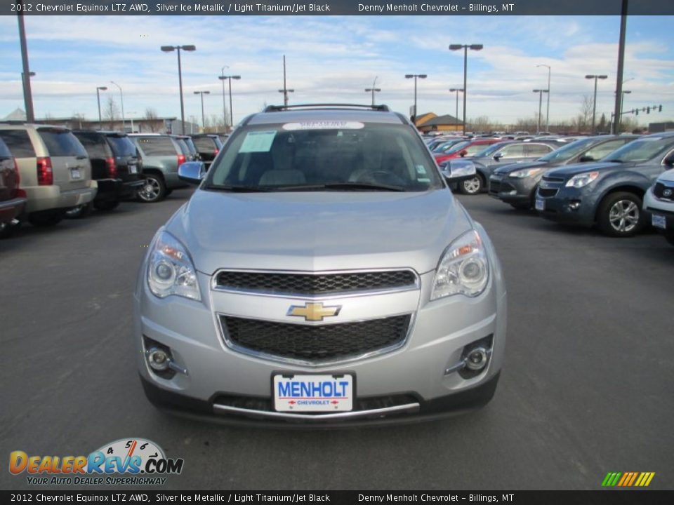 2012 Chevrolet Equinox LTZ AWD Silver Ice Metallic / Light Titanium/Jet Black Photo #8