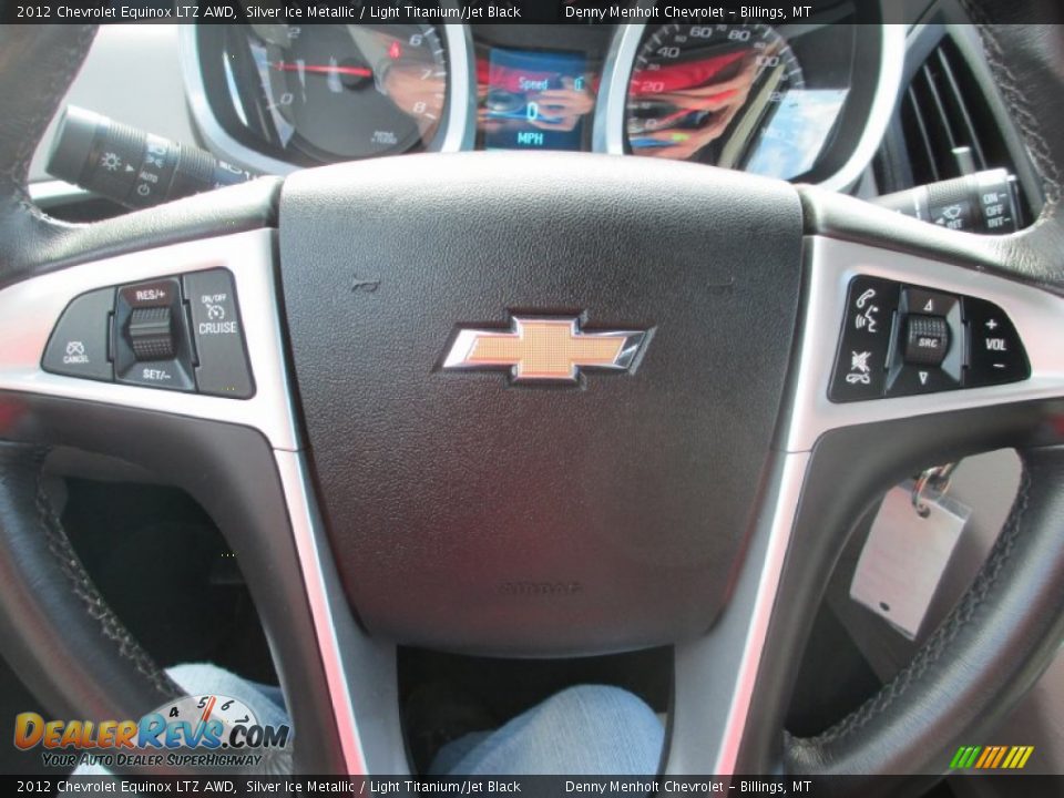 2012 Chevrolet Equinox LTZ AWD Silver Ice Metallic / Light Titanium/Jet Black Photo #14