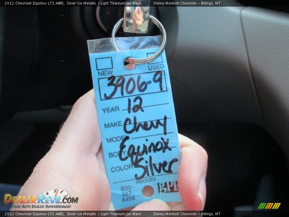 2012 Chevrolet Equinox LTZ AWD Silver Ice Metallic / Light Titanium/Jet Black Photo #19