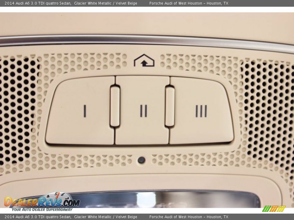2014 Audi A6 3.0 TDI quattro Sedan Glacier White Metallic / Velvet Beige Photo #19