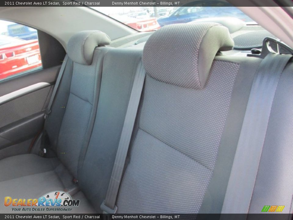 2011 Chevrolet Aveo LT Sedan Sport Red / Charcoal Photo #9