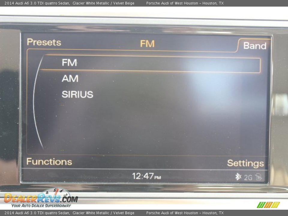2014 Audi A6 3.0 TDI quattro Sedan Glacier White Metallic / Velvet Beige Photo #22