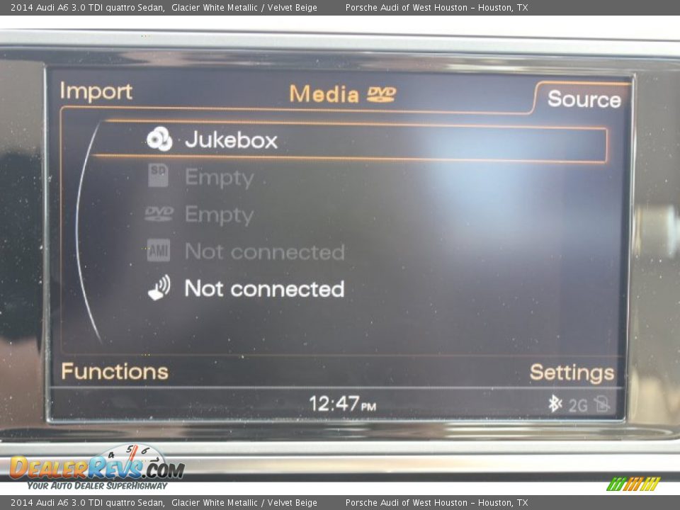 2014 Audi A6 3.0 TDI quattro Sedan Glacier White Metallic / Velvet Beige Photo #23