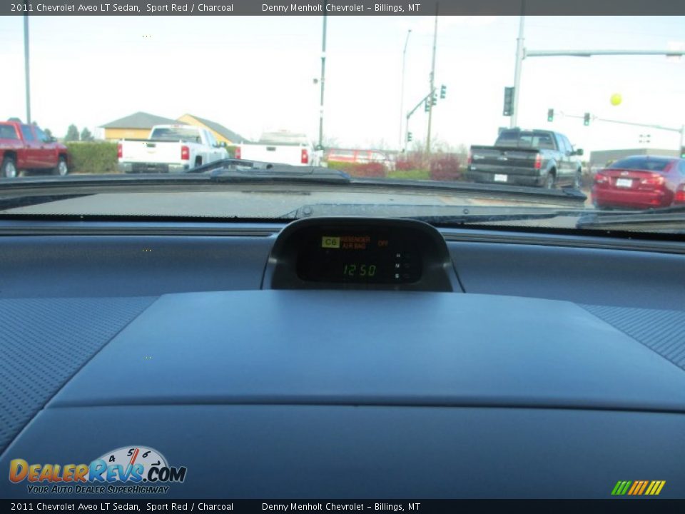2011 Chevrolet Aveo LT Sedan Sport Red / Charcoal Photo #13