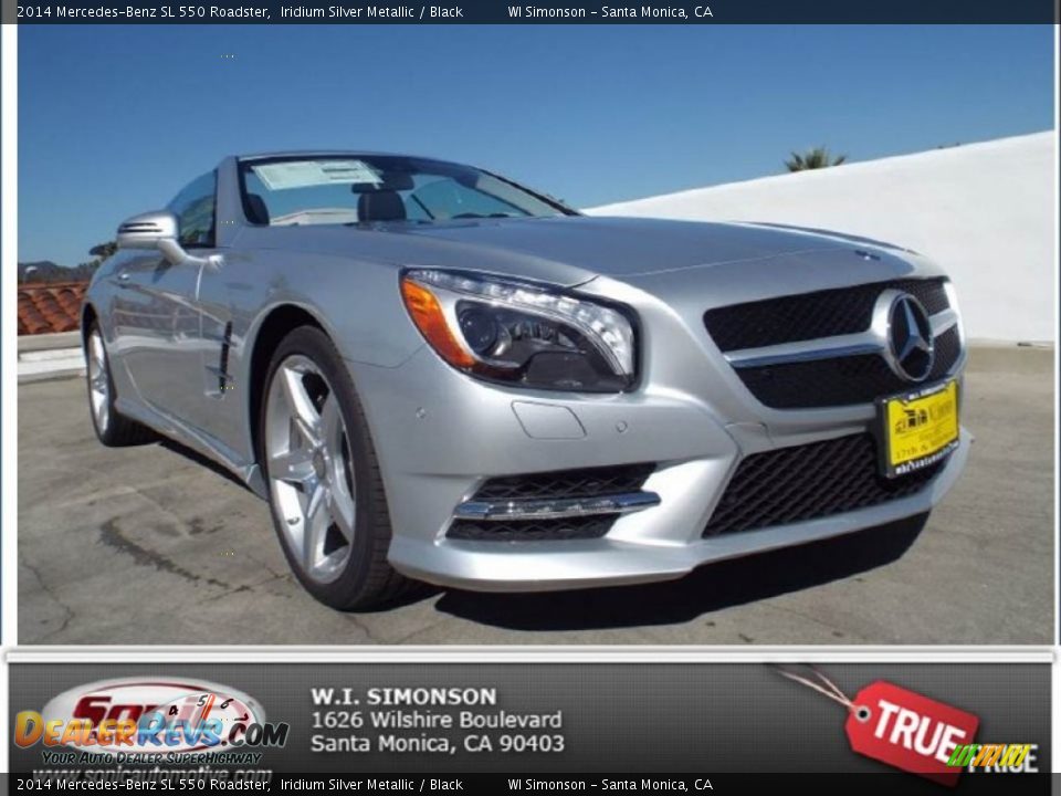 2014 Mercedes-Benz SL 550 Roadster Iridium Silver Metallic / Black Photo #1