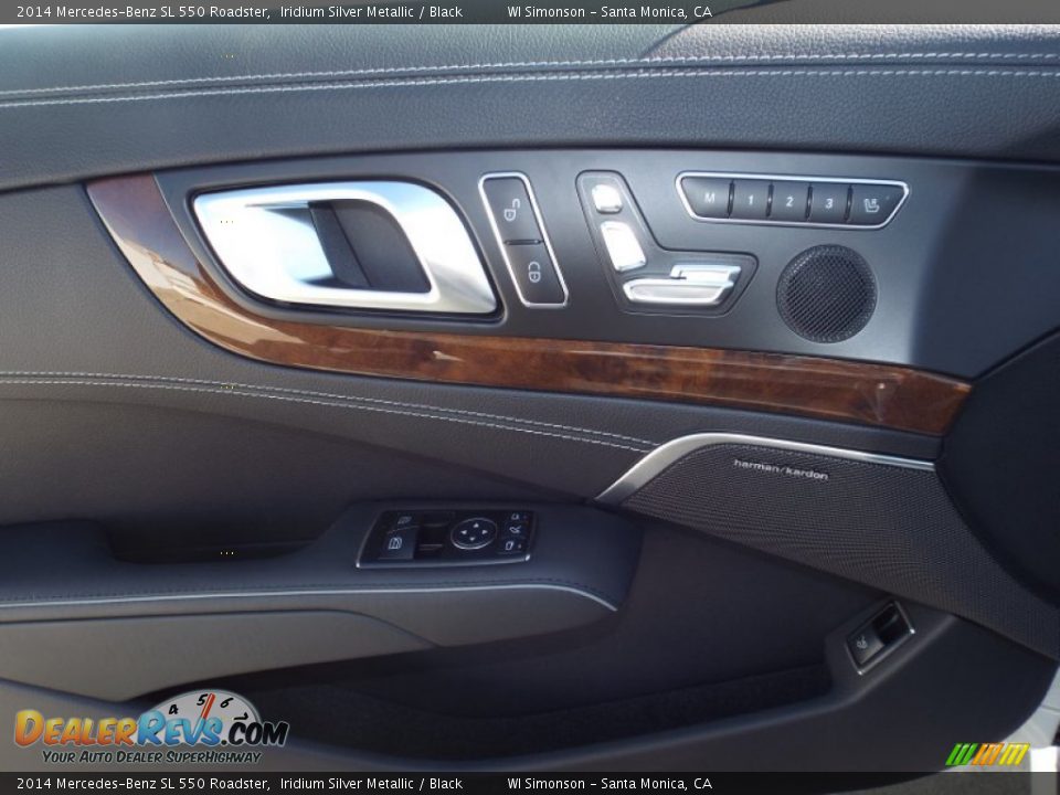 2014 Mercedes-Benz SL 550 Roadster Iridium Silver Metallic / Black Photo #4