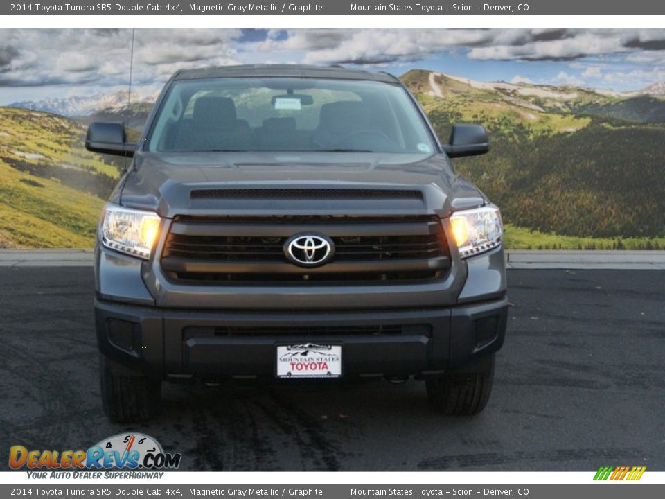 2014 Toyota Tundra SR5 Double Cab 4x4 Magnetic Gray Metallic / Graphite Photo #2