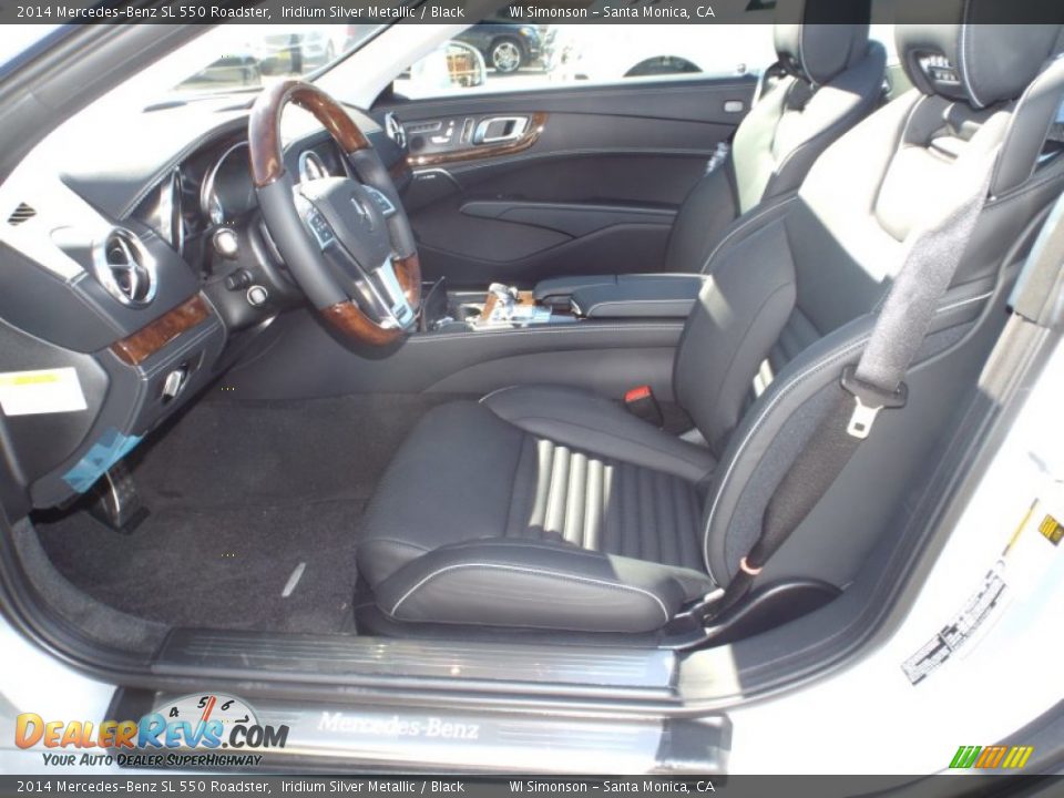 2014 Mercedes-Benz SL 550 Roadster Iridium Silver Metallic / Black Photo #5