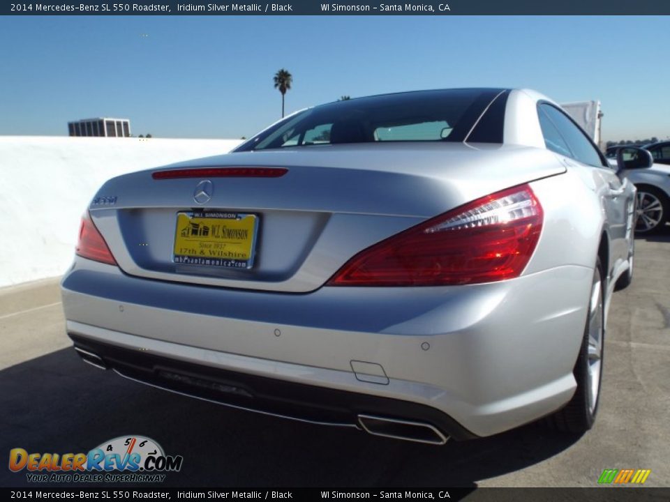 2014 Mercedes-Benz SL 550 Roadster Iridium Silver Metallic / Black Photo #8