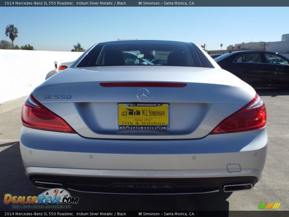 2014 Mercedes-Benz SL 550 Roadster Iridium Silver Metallic / Black Photo #9