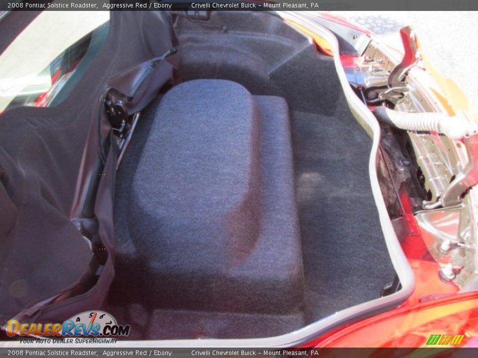 2008 Pontiac Solstice Roadster Aggressive Red / Ebony Photo #18