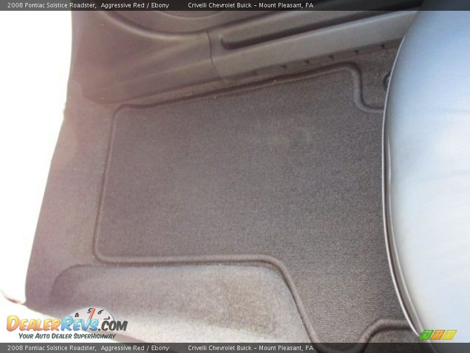 2008 Pontiac Solstice Roadster Aggressive Red / Ebony Photo #34