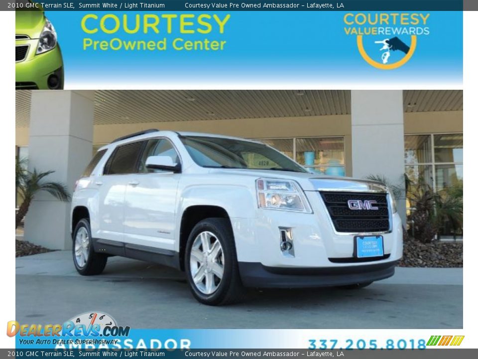 2010 GMC Terrain SLE Summit White / Light Titanium Photo #1