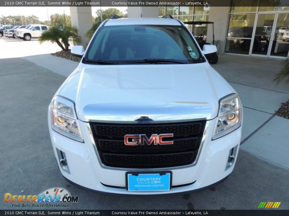 2010 GMC Terrain SLE Summit White / Light Titanium Photo #2