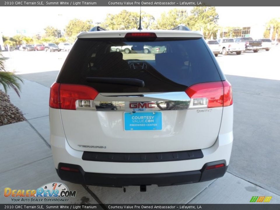 2010 GMC Terrain SLE Summit White / Light Titanium Photo #3