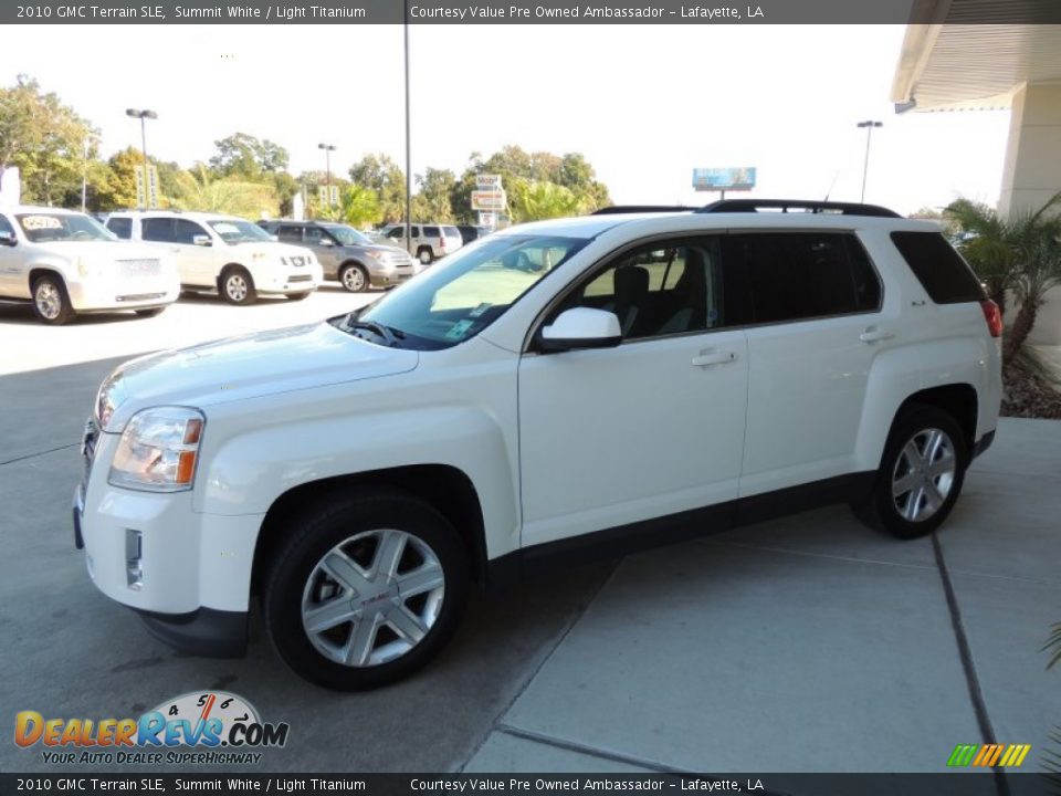 2010 GMC Terrain SLE Summit White / Light Titanium Photo #5