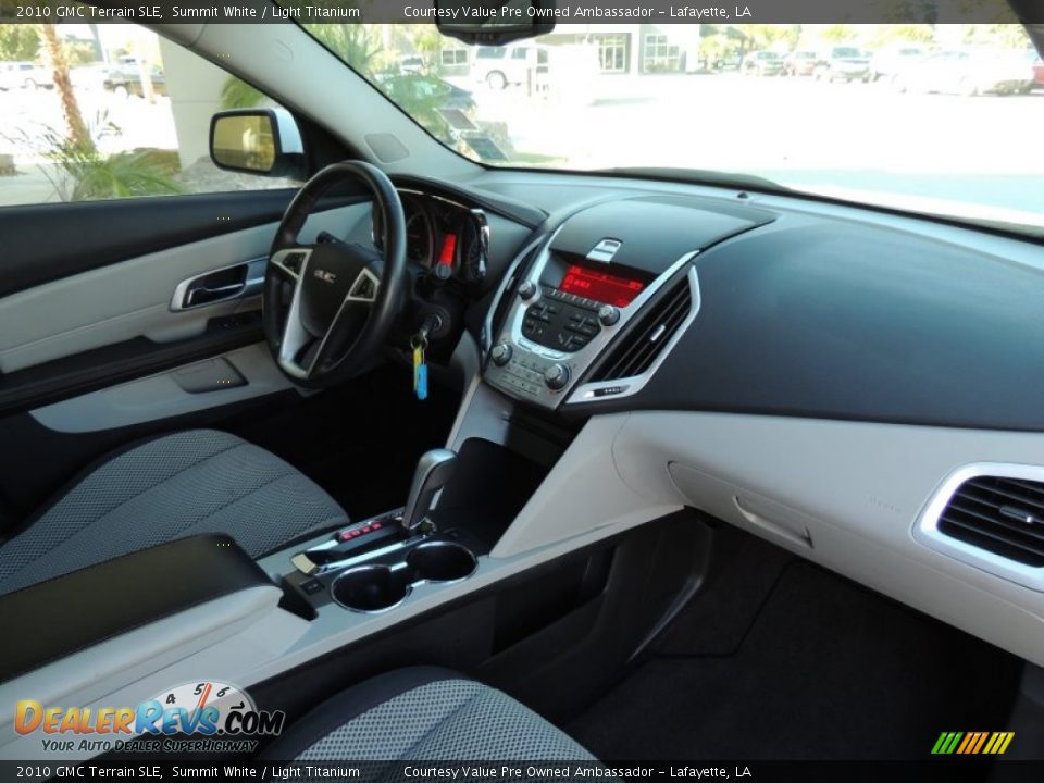 2010 GMC Terrain SLE Summit White / Light Titanium Photo #6