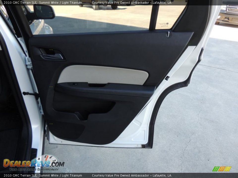 2010 GMC Terrain SLE Summit White / Light Titanium Photo #9
