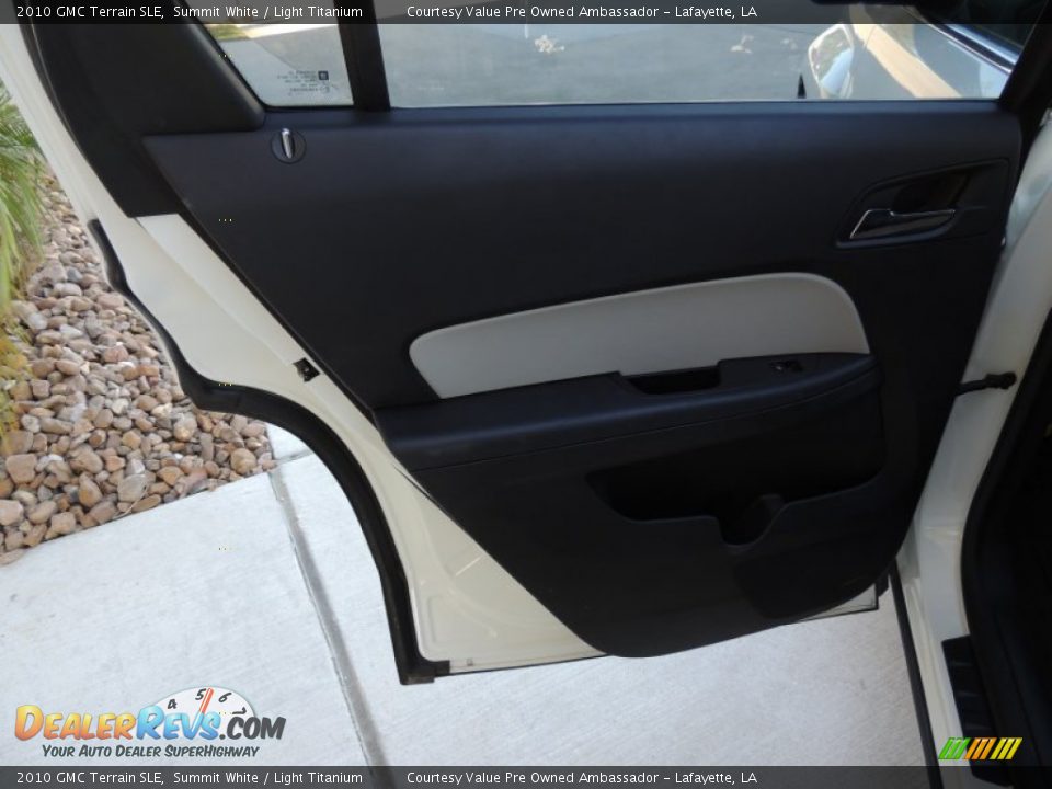 2010 GMC Terrain SLE Summit White / Light Titanium Photo #11