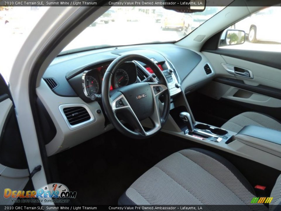 2010 GMC Terrain SLE Summit White / Light Titanium Photo #12