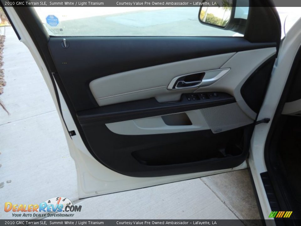 2010 GMC Terrain SLE Summit White / Light Titanium Photo #13