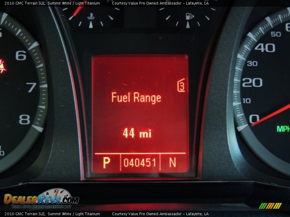 2010 GMC Terrain SLE Summit White / Light Titanium Photo #16