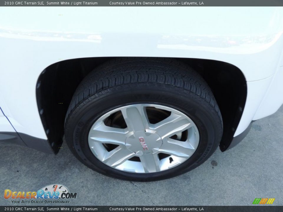 2010 GMC Terrain SLE Summit White / Light Titanium Photo #24