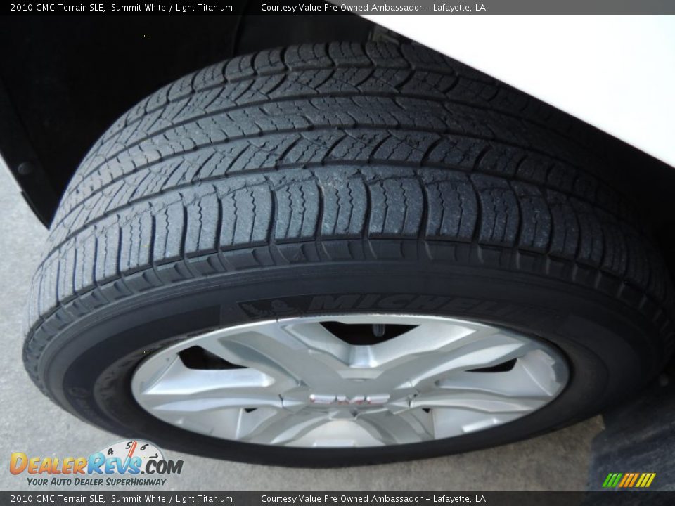 2010 GMC Terrain SLE Summit White / Light Titanium Photo #25