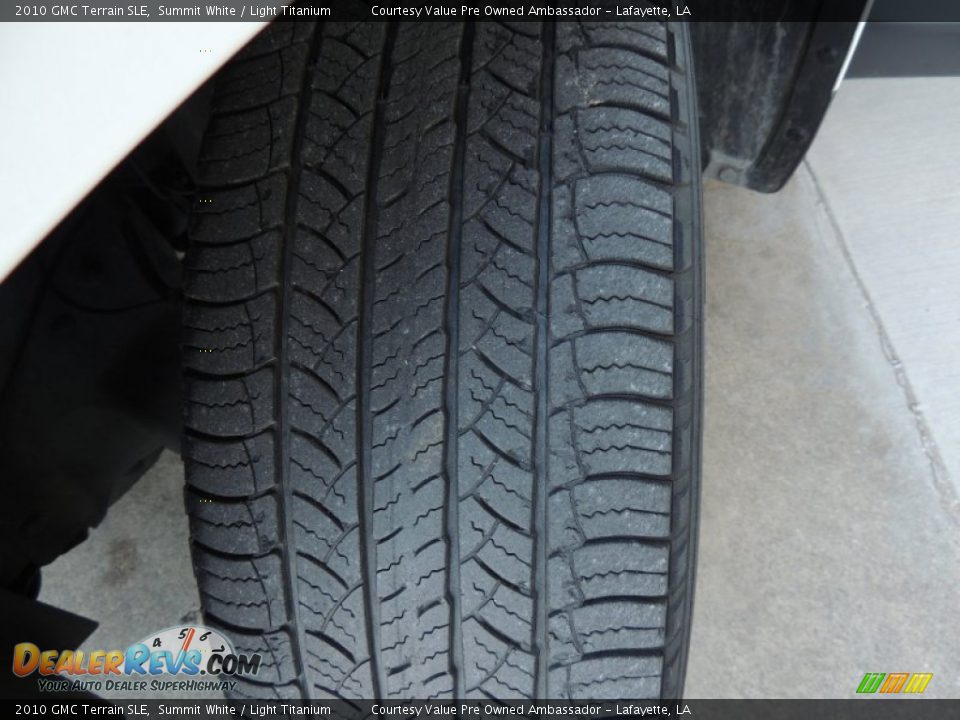 2010 GMC Terrain SLE Summit White / Light Titanium Photo #26