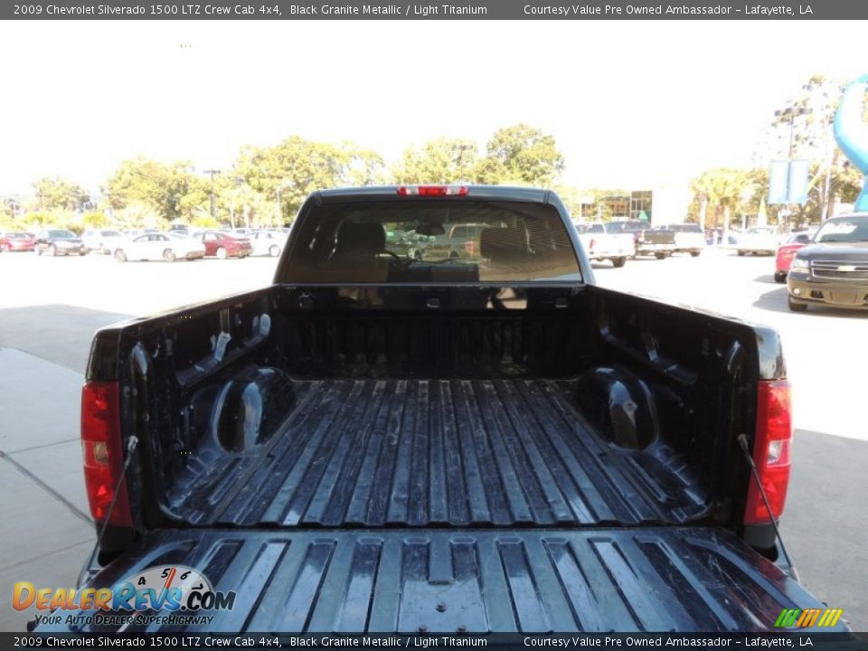 2009 Chevrolet Silverado 1500 LTZ Crew Cab 4x4 Black Granite Metallic / Light Titanium Photo #4