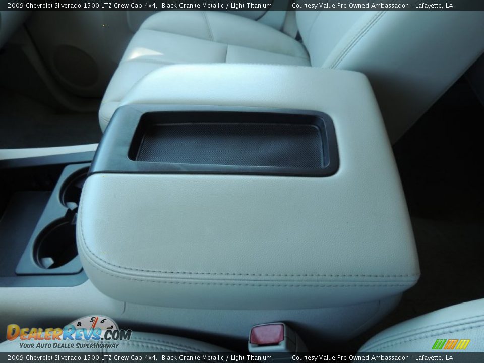 2009 Chevrolet Silverado 1500 LTZ Crew Cab 4x4 Black Granite Metallic / Light Titanium Photo #22