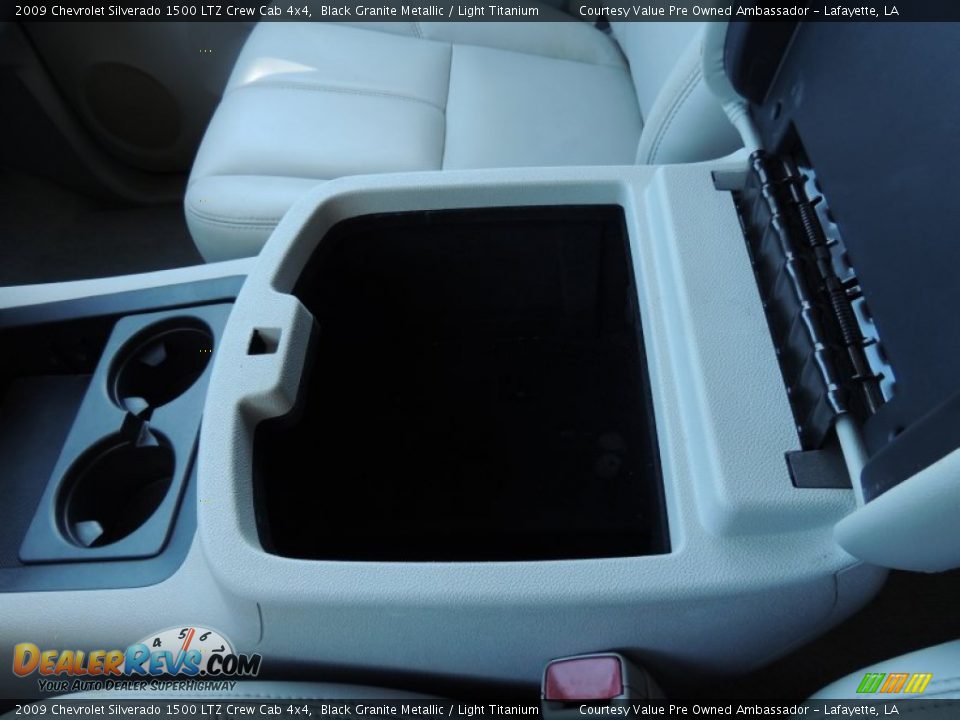 2009 Chevrolet Silverado 1500 LTZ Crew Cab 4x4 Black Granite Metallic / Light Titanium Photo #23
