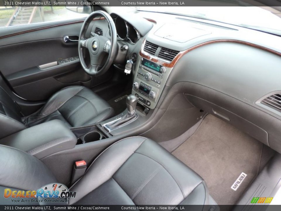 2011 Chevrolet Malibu LTZ Summit White / Cocoa/Cashmere Photo #6