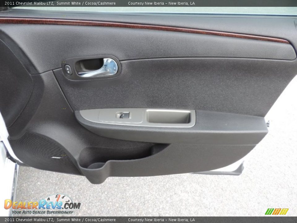 2011 Chevrolet Malibu LTZ Summit White / Cocoa/Cashmere Photo #7