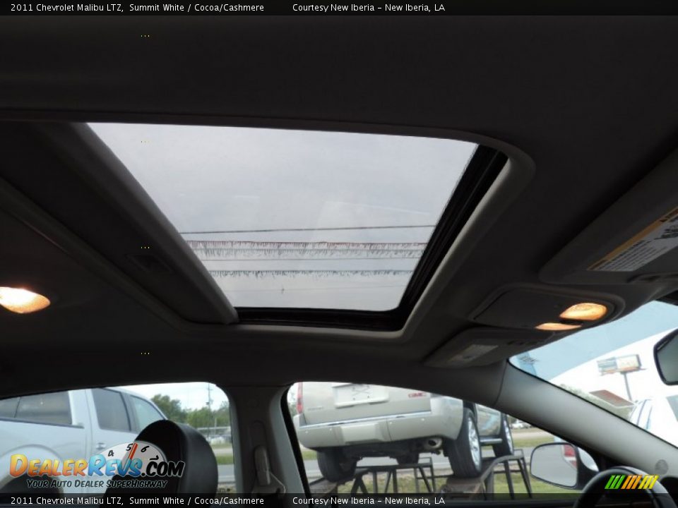 2011 Chevrolet Malibu LTZ Summit White / Cocoa/Cashmere Photo #8
