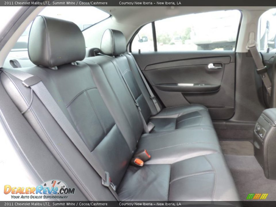 2011 Chevrolet Malibu LTZ Summit White / Cocoa/Cashmere Photo #9