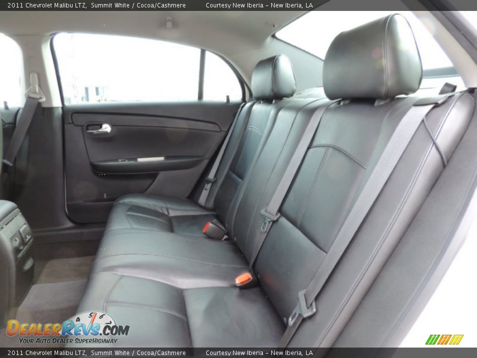 2011 Chevrolet Malibu LTZ Summit White / Cocoa/Cashmere Photo #11