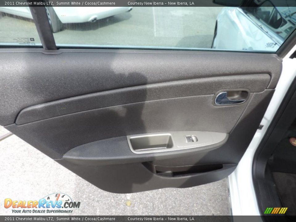 2011 Chevrolet Malibu LTZ Summit White / Cocoa/Cashmere Photo #12