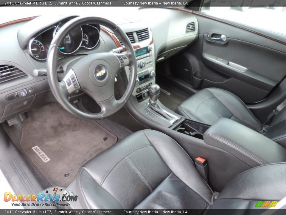 2011 Chevrolet Malibu LTZ Summit White / Cocoa/Cashmere Photo #13