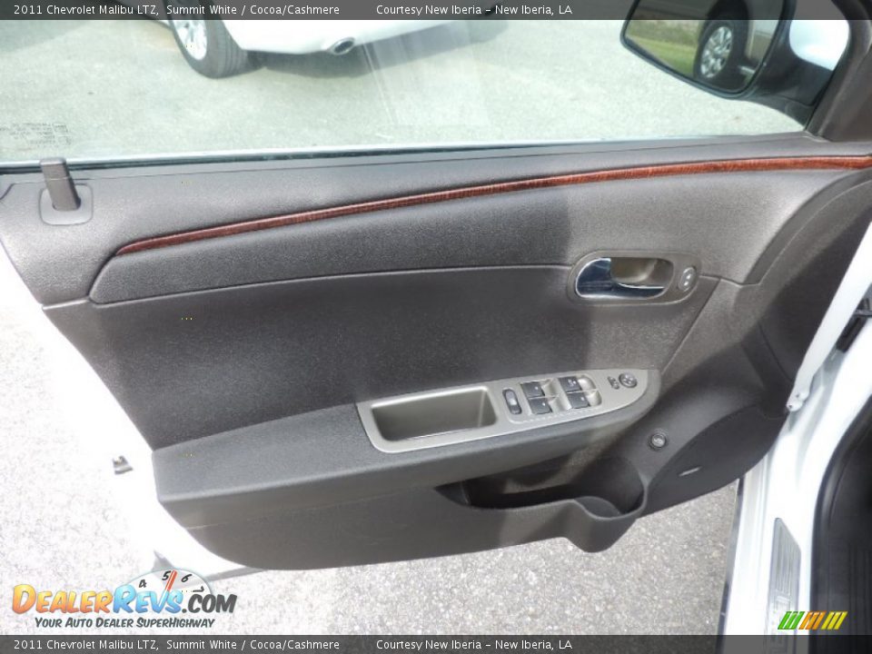 2011 Chevrolet Malibu LTZ Summit White / Cocoa/Cashmere Photo #14