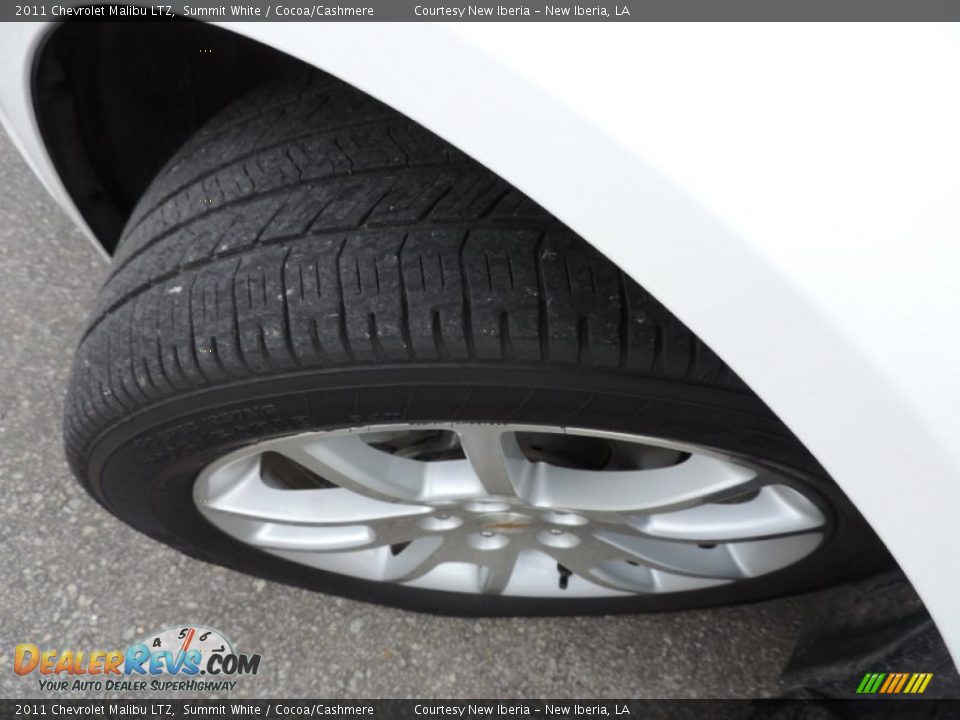2011 Chevrolet Malibu LTZ Summit White / Cocoa/Cashmere Photo #26