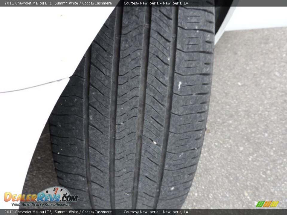 2011 Chevrolet Malibu LTZ Summit White / Cocoa/Cashmere Photo #27